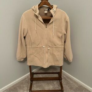Vintage L.L. Bean Beige Fleece Jacket